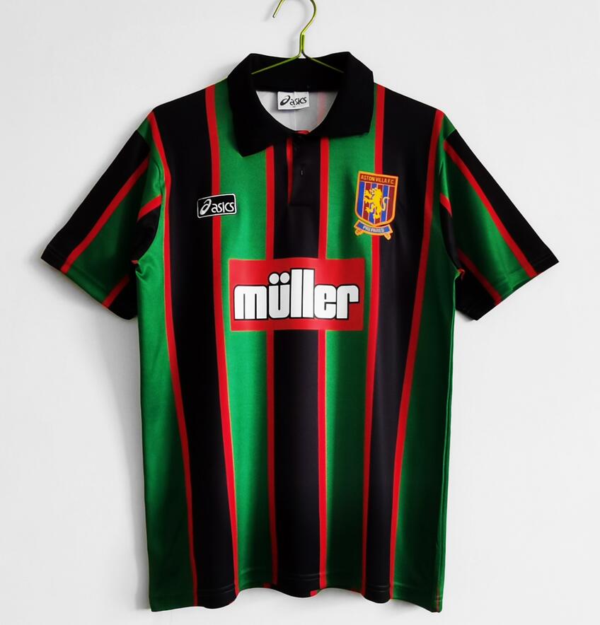 1993-95 Aston Villa Retro Away Kit Soccer Jersey